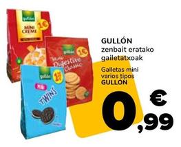 Oferta de Gullón - Galletas Mini  por 0,99€ en Supeco