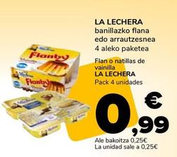 Oferta de La Lechera - Flan o Natillas De Vainilla por 0,25€ en Supeco