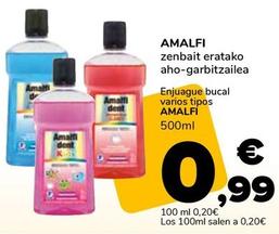 Oferta de Amalfi - Enjuague Bucal por 0,99€ en Supeco