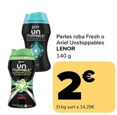 Oferta de Lenor - Perlas Roba Fresh Unstoppables  por 2€ en Supeco