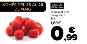 Oferta de Tomaquet Pera por 0,99€ en Supeco