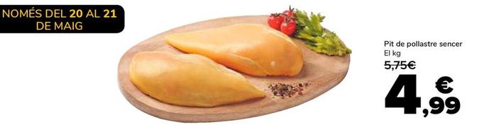 Oferta de Pit de pollastre sencer por 4,99€ en Supeco