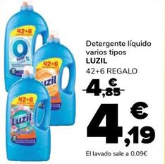 Oferta de Luzil - Detergente Liquido por 4,19€ en Supeco