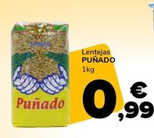 Oferta de Puñado - Lentejas  por 0,99€ en Supeco