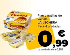Oferta de La Lechera - Flan O Natillas De Vainilla por 0,99€ en Supeco