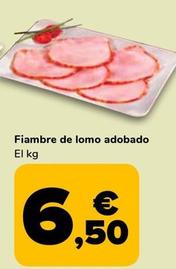 Oferta de Fiambre De Lomo Adobado por 6,5€ en Supeco