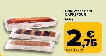 Oferta de Carrefour - Cake por 2,75€ en Supeco