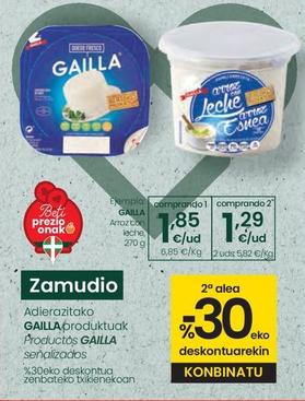 Oferta de Gailla - Arroz Con Leche por 1,85€ en Eroski