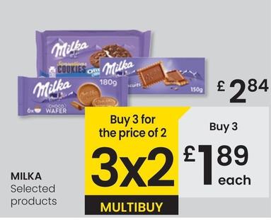 Oferta de Milka - Selected Product por 2,84€ en Eroski
