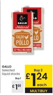 Oferta de Gallo - Selected Liquido Stocks por 1,91€ en Eroski