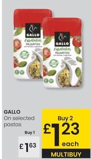 Oferta de Gallo - On Selected Pastas por 1,63€ en Eroski