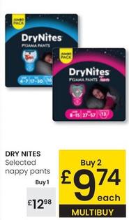 Oferta de Drynites - Selected Nappy Pants por 12,98€ en Eroski