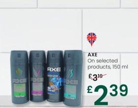Oferta de Axe - On Selected Products por 2,39€ en Eroski