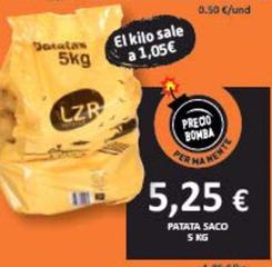 Oferta de Patatas por 5,25€ en Economy Cash