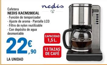 Oferta de Nedis - Cafetera KACH280EAL por 22,9€ en E.Leclerc