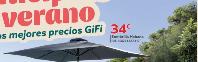 Oferta de Sombrilla Habana por 34€ en GiFi