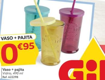 Oferta de Vaso + Pajita por 0,95€ en GiFi
