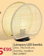 Oferta de Lámpara LED Bambu por 5,95€ en GiFi