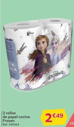Oferta de Disney - 2 Rollos De Papel Cocina Frozen por 2,49€ en GiFi
