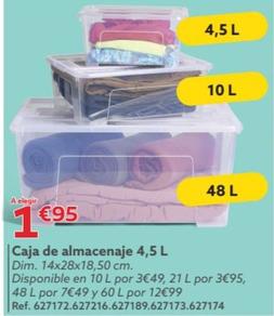 Oferta de Caja De Almacenaje  por 1,95€ en GiFi