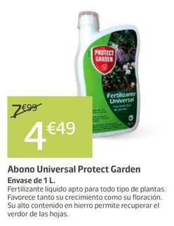Oferta de Protect Garden - Abono Universal  por 4,49€ en Jardiland