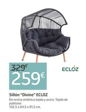 Oferta de Ecloz - Sillón "divine" por 259€ en Jardiland