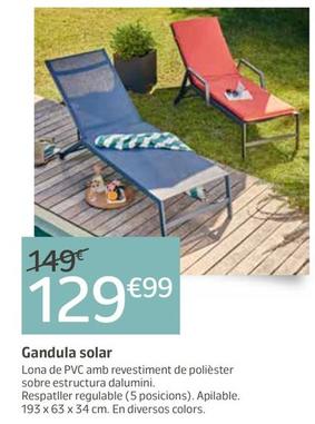 Oferta de Gandula Solar por 129,99€ en Jardiland