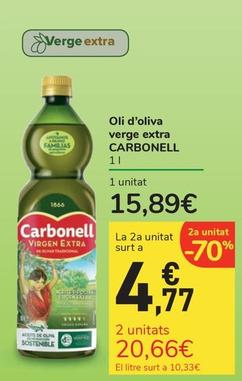 Oferta de Carbonell - Oli D'oliva Cerge Extra por 15,89€ en Carrefour Express