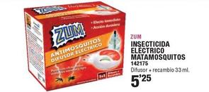 Oferta de Zum - Insecticida Electrico Matamosquitos por 5,25€ en Ferrcash