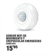 Oferta de Energeeeks - Sensor Wifi De Movimiento Y Crepuscular  por 15,95€ en Ferrcash