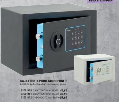 Oferta de Caja Fuerte Print Sobreponer por 40,95€ en Ferrcash