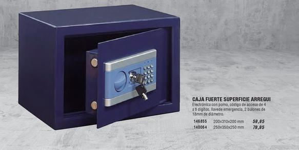 Oferta de Arregui - Caja Fuerte Superficie por 59,95€ en Ferrcash