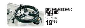 Oferta de Difusor Accesorio Paellero por 19,95€ en Ferrcash