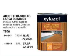 Oferta de Xylazel - Aceite Teca Suelos Larga Duracion por 18,5€ en Ferrcash