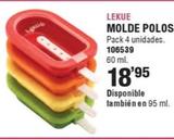 Oferta de Lékué - Molde Polos por 18,95€ en Ferrcash