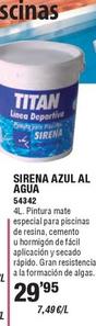 Oferta de Titan - Sirena Azul Al Agua por 29,95€ en Ferrcash