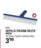 Oferta de Gre - Cepillo Piscina Recto por 3,95€ en Ferrcash