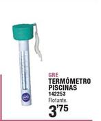 Oferta de Gre - Termómetro Piscinas por 3,75€ en Ferrcash