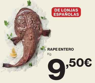 Oferta de Rape por 9,5€ en El Corte Inglés