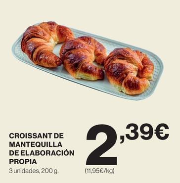 Oferta de Croissants por 2,39€ en El Corte Inglés