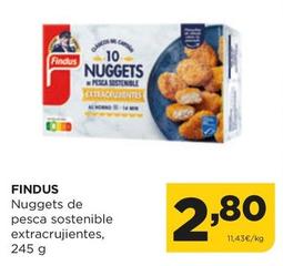 Oferta de Findus - Nuggets De Pesca Sostenible Extracrujientes por 2,8€ en Alimerka