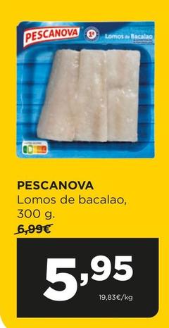 Oferta de Pescanova - Lomos De Bacalao por 5,95€ en Alimerka