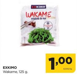 Oferta de EXKIMO  - Wakame por 1€ en Alimerka