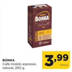 Oferta de Bonka - Café Molido Espresso Natural por 3,99€ en Alimerka
