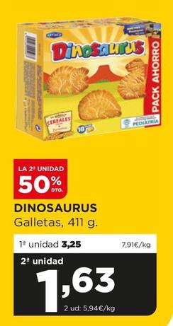 Oferta de Artiach - Dinosaurus Galletas por 3,25€ en Alimerka