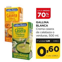 Oferta de Gallina Blanca - Crema Casera De Calabaza O Verduras por 1,99€ en Alimerka
