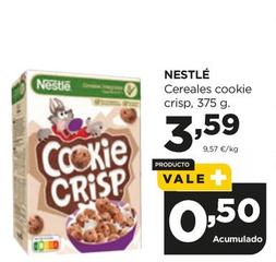 Oferta de Nestlé - Cereales Cookie Crisp por 3,59€ en Alimerka
