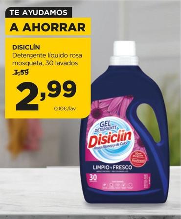 Oferta de Disiclin - Detergente Líquido Rosa Mosqueta por 2,99€ en Alimerka