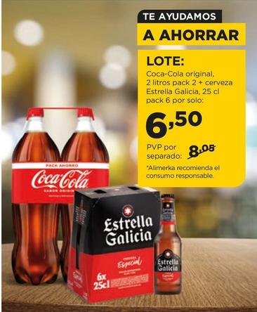 Oferta de Coca-cola - Original por 6,5€ en Alimerka
