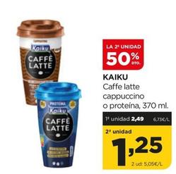 Oferta de Kaiku - Caffe Latte Cappuccino por 2,49€ en Alimerka